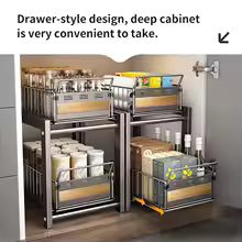 Kitchen Sink Storage Holders Multi-functional Stand Bowls Plates Kitchen items Rack Accessories Space-Saving Kitchen Organizer