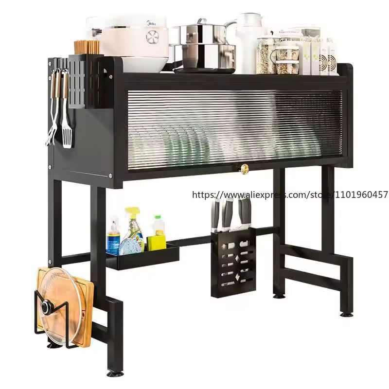 Multi-purpose Kitchen Sink Shelf Countertop Dish Bowl Storage Rack Over-sink Drainage Organizer for Dishes